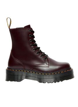 Botas Dr Martens Jadon Smooth Burgundy Para Mujer