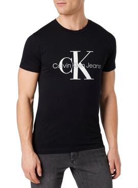 Camiseta Calvin Klein Institutional Hombre Negra 