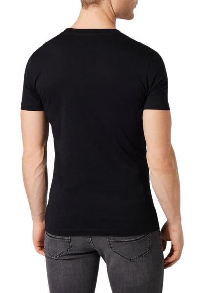 CAMISETA HOMBRE CALVIN KLEIN 4258 NEGRO - LOWCOSTMANIA