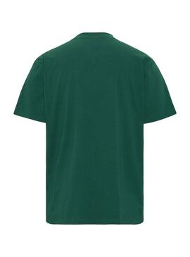 Camiseta Tommy Jeans Essential Serif Verde Hombre