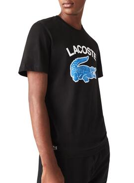 Camiseta Lacoste Regular Fit Negro para Hombre