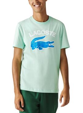 Camiseta Lacoste Regular Fit para Hombre Verde