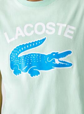 Camiseta Lacoste Regular Fit para Hombre Verde