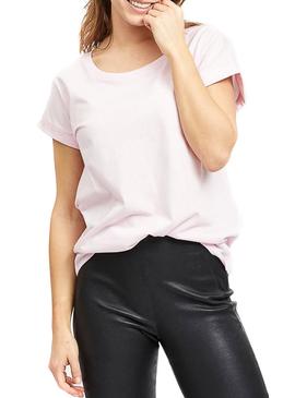 Camiseta Vila Vidreamers Rosa Suave Mujer