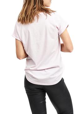 Camiseta Vila Vidreamers Rosa Suave Mujer