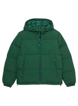 Chaqueta Lacoste Acolchada para Hombre Verde