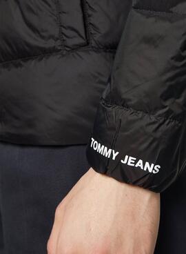 Chaqueta Tommy Jeans Essential Corta Hombre Negra
