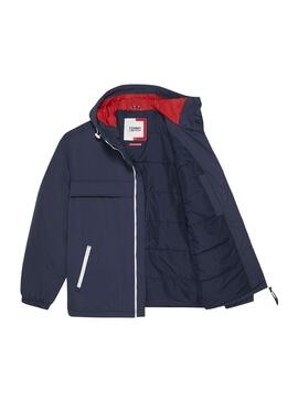 Chaqueta Tommy Jeans Padded Solid Marina Hombre