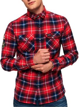 Camisa Superdry Lumberjack Rojo