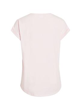 Camiseta Vila Vidreamers Rosa Suave Mujer