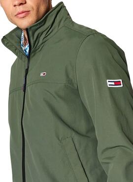 Chaqueta Tommy Jeans Essential  Padded Verde 