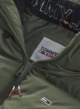 Chaqueta Tommy Jeans Essential para Hombre Verde