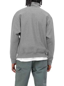 Sudadera Carhartt American Script para Hombre Gris