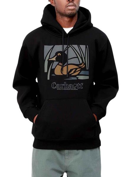 Sudadera Carhartt Sweat Negra Hombre