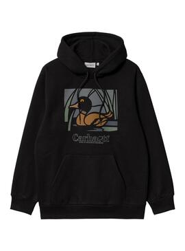 Sudadera Carhartt Duck Pond para Hombre Negra