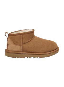 Botas Ugg Classic Ultra Mini Para Niña Camel