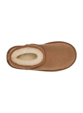 Botas Ugg Classic Ultra Mini Para Niña Camel