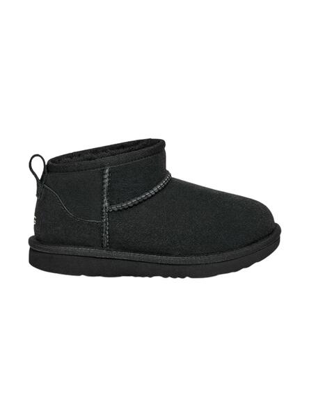 Bangladesh Camino Gángster Botas Ugg Classic Ultra Mini Para Niña Negras