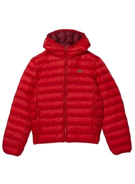 Chaqueta Lacoste Blouson Acolchada Roja Hombre