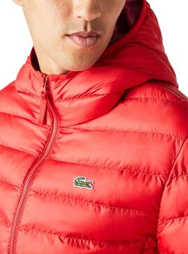 Chaqueta Lacoste Blouson Acolchada Roja Hombre