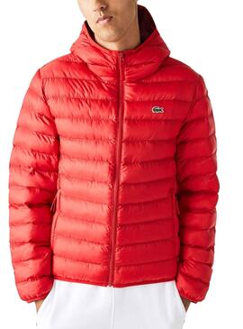 Chaqueta Lacoste Blouson Acolchada Roja Hombre