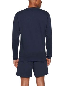 Sudadera Tommy Jeans Entry Flag Marino Hombre