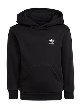 Conjunto de Chándal Adidas Trefoil Niño Niña Negro