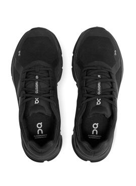 Zapatillas On Cloudrunner Waterproof Negro Mujer