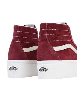 Zapatillas Vans SK8-Hi Granate Para Mujer