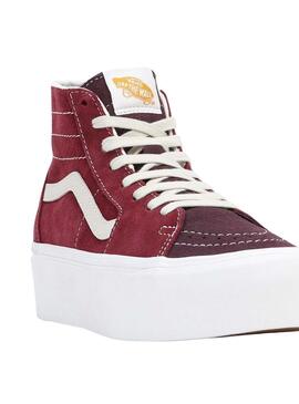 Zapatillas Vans SK8-Hi Granate Para Mujer