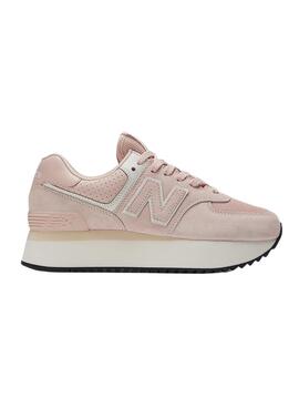 Zapatillas New Balance 574 Rosa para Mujer