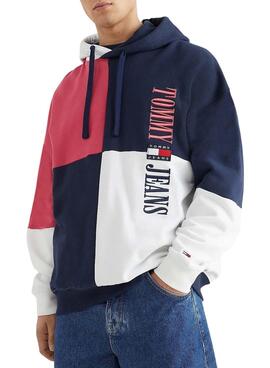 Sudadera Tommy Jeans Skater Archive Hombre Multi