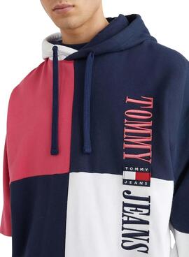 Sudadera Tommy Jeans Skater Archive Hombre Multi