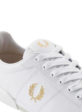 Zapatillas Fred Perry Piel para Hombre Blancas