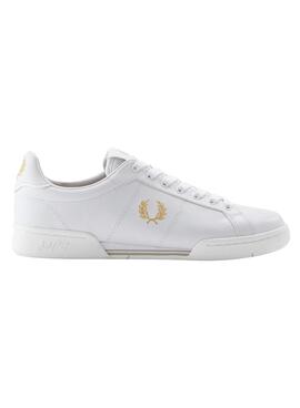 Zapatillas Fred Perry Piel para Hombre Blancas