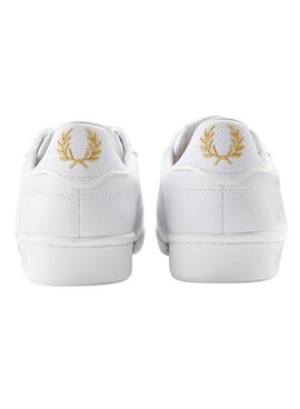 Zapatillas Fred Perry Piel para Hombre Blancas
