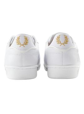 Zapatillas Fred Perry Piel para Hombre Blancas