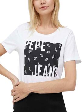 Camiseta Pepe Jeans Lucie Blanca para Mujer