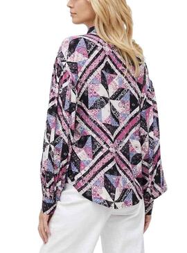 Camisa Pepe Jeans Pina Paisley Multicolor Mujer