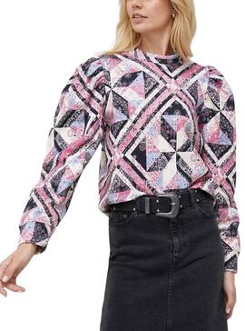 Sudadera Pepe Jeans Leia Paisley Multicolor Mujer