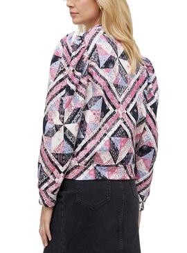 Sudadera Pepe Jeans Leia Paisley Multicolor Mujer