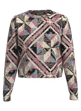 Sudadera Pepe Jeans Leia Paisley Multicolor Mujer