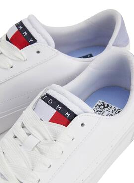 Zapatillas Tommy jeans Vulcanized Blancas Mujer