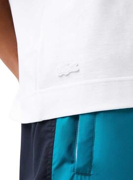 Camiseta Lacoste Cocodrile Party Blanco para Hombr