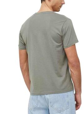 Camiseta Pepe Jeans Acee Verde para Hombre