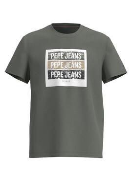 Camiseta Pepe Jeans Acee Verde para Hombre