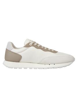 Zapatillas Tommy Jeans Leather Runner Blancas 
