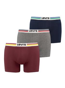 Pack 3 Calzoncillos Levis 3 Colores para Hombre