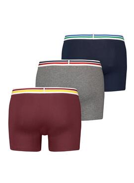 Pack 3 Calzoncillos Levis 3 Colores para Hombre