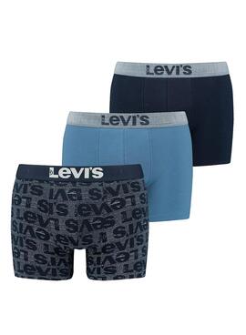 Pack 3 Calzoncillos Levis Giftbox Marino Hombre